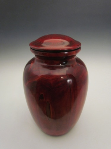 "Wooden Ship #19" Cremains Urn
Eastern Red Cedar, Brass Flake
10 x 5, 130 cu in
$395
