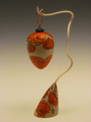 Suspended Sculpture
Holly, Branchwood
Pyrography, acrylics
$145
